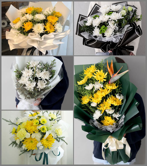 广东湛江市廉江市青平镇上埇村白事花束代送